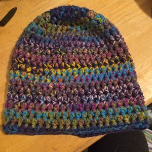 Multicolor Crochet Beanie